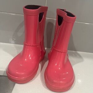 Toddler Girls UGG pink Wellies US 6
